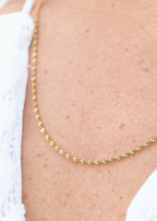 Gold Singapore Dainty Chain Necklace