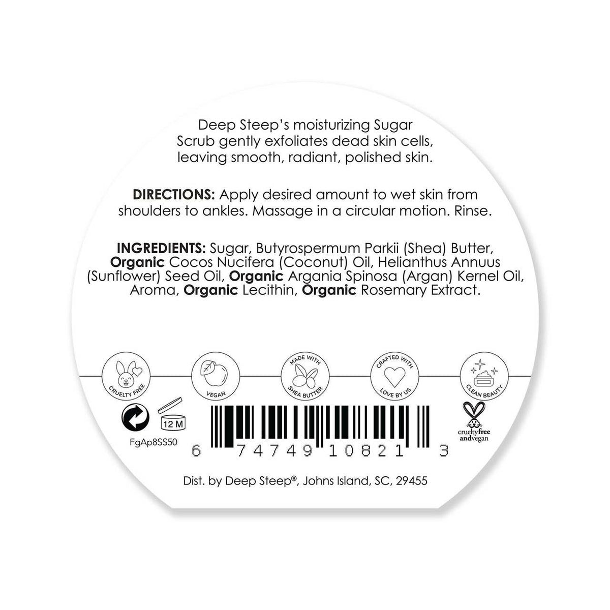 Sugar Scrub - Fig Apricot 8oz