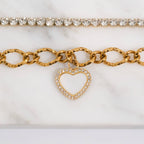 18K Gold Tennis Bracelet