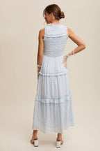 Sleeveless Gingham Dress