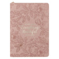 Journal Classic Zip Pink Everything Beautiful Ecc. 3:11