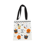 Vintage Halloween Characters Canvas Tote Bag