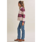 HERITAGE WEEKEND MINERAL-WASHED TWILL TERRY MIXED RUGBY TOP