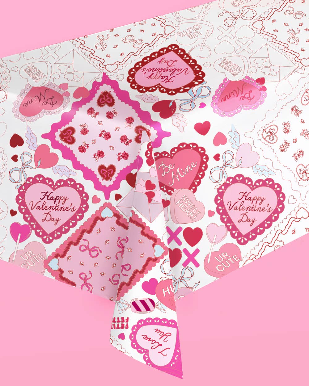 Valentine's Kids Coloring Tablecloth