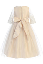 Scalloped Lace Girls Dress