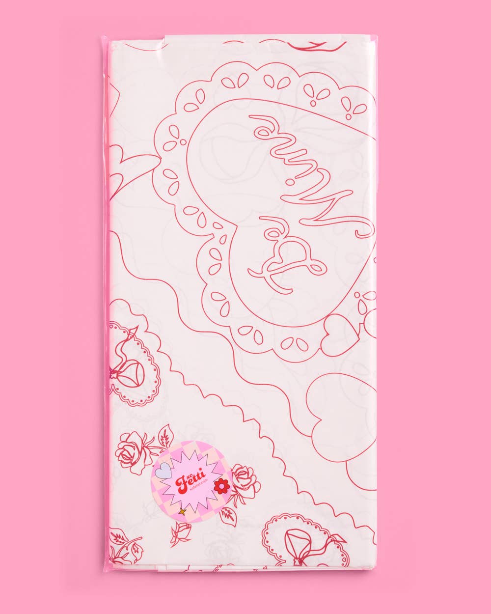Valentine's Kids Coloring Tablecloth