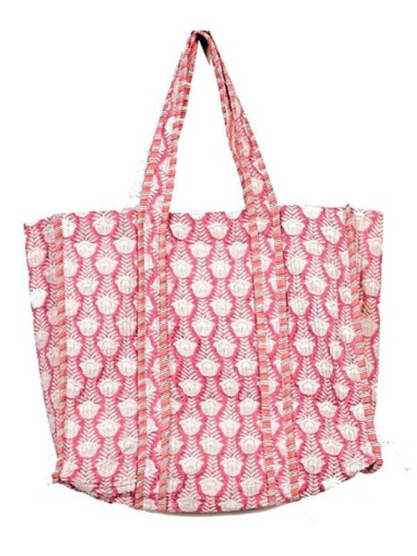 Organic Reversible Quilted Tote Bag