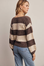 Soft Stripe Knit Sweater
