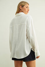 BUTTON FRONT LONG SLEEVE SHIRTS