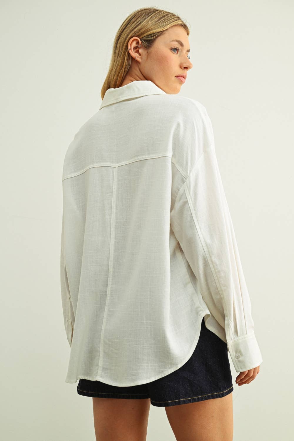 BUTTON FRONT LONG SLEEVE SHIRTS