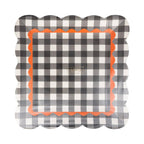 PLPL2505 - Plaid & Ric Rac Plate 8 ct
