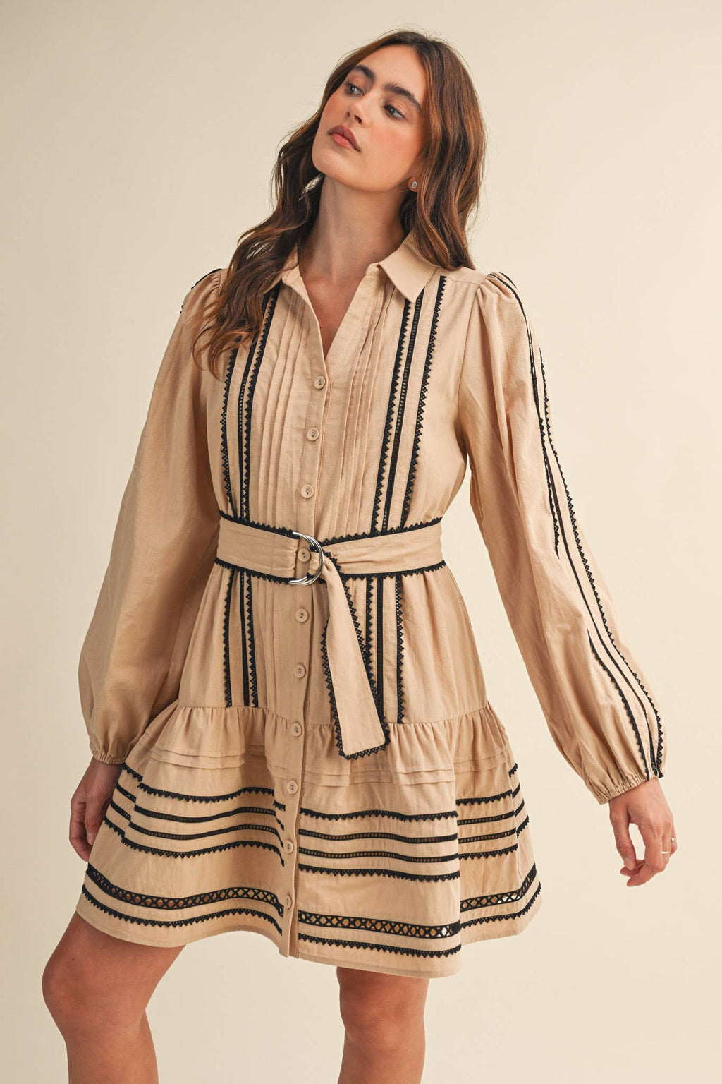 Belted Mini Dress