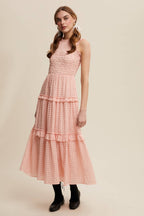 Sleeveless Gingham Dress