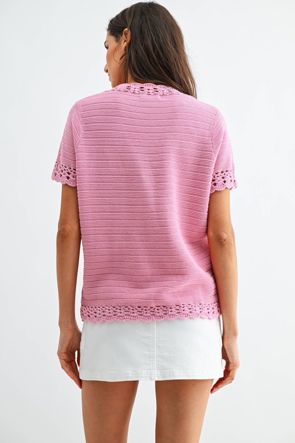 Crochet Knit Cardigan