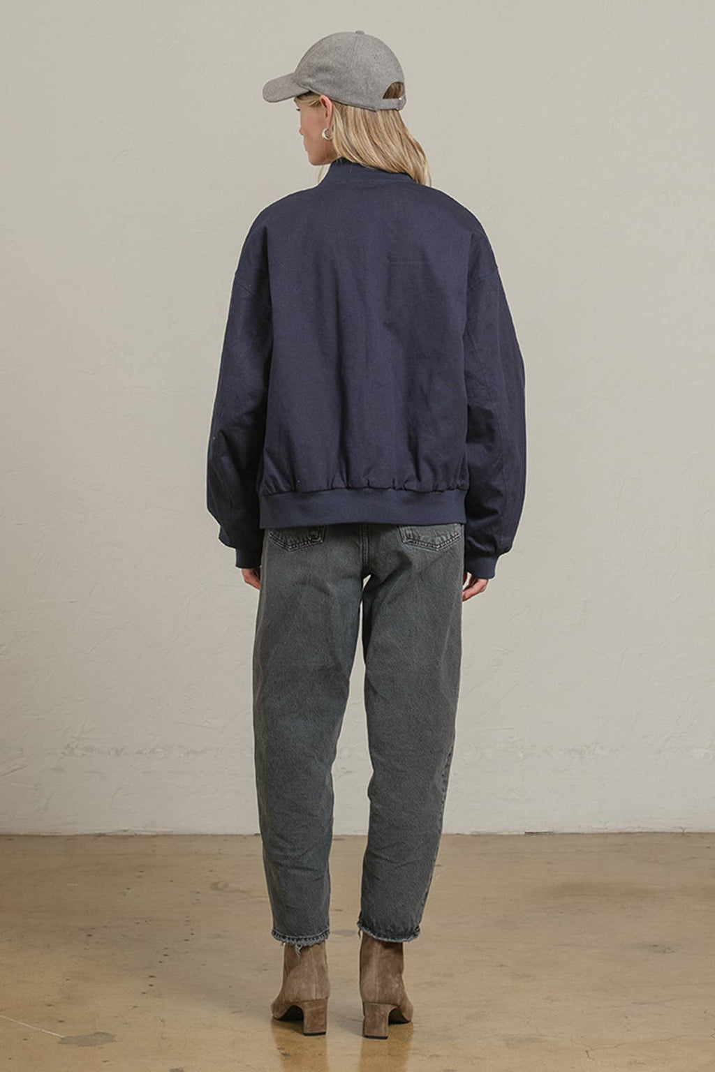 NEW YORK Patchwork Varsity Jacket