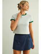 Striped Slub Ringer Tshirt