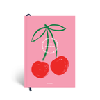 Lined Hardcover Notebook - Fresh Cherries