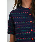 Women's Floral Button-Down Cardigan