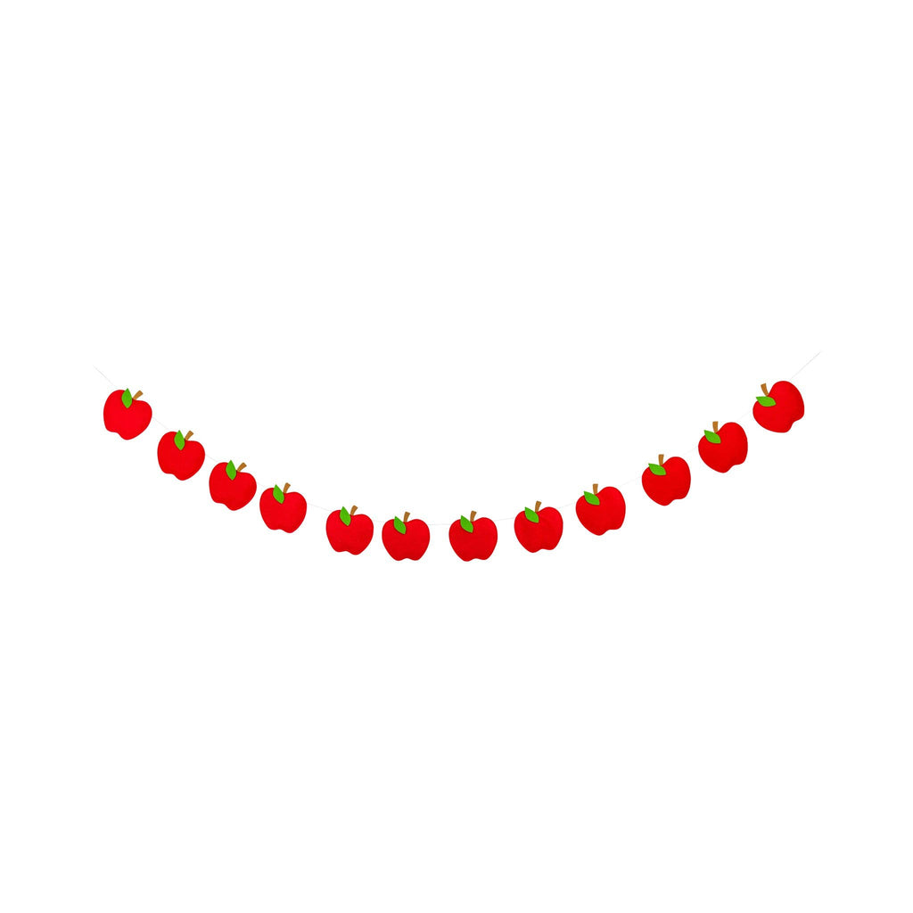 PLHB273 - Puffy Felt Apple Banner