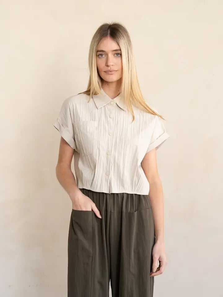 Timeless Cropped Shirt