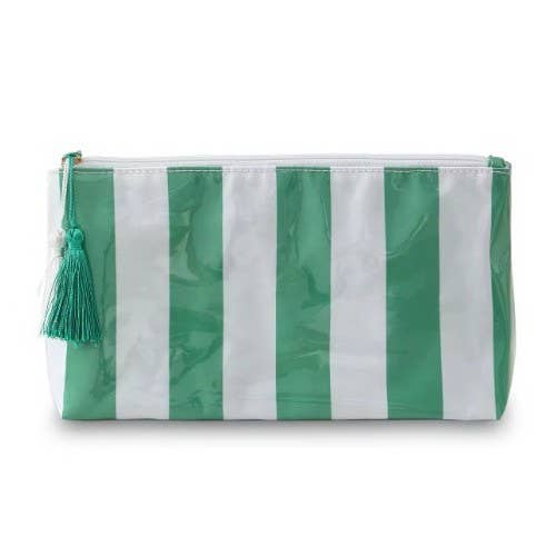 Striped Cosmetic Makeup Bag