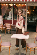 CLASSIC NORDIC REINDEER & SNOWFLAKE ROUND-YOKE SWEATER