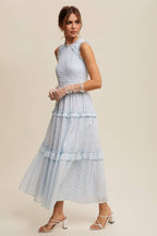 Sleeveless Gingham Dress
