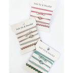 Boho Inspired Pearl Detail Hair Tie Bracelets
