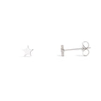 18K Gold Star Stud Earrings