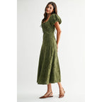 Olive Green Midi Dress