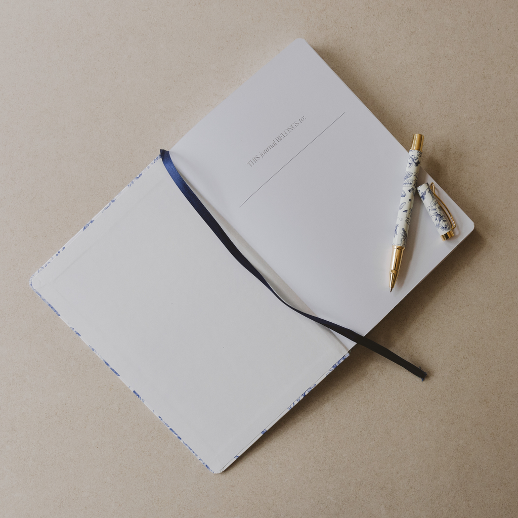 Blue Delft Notes Journal - Home Decor