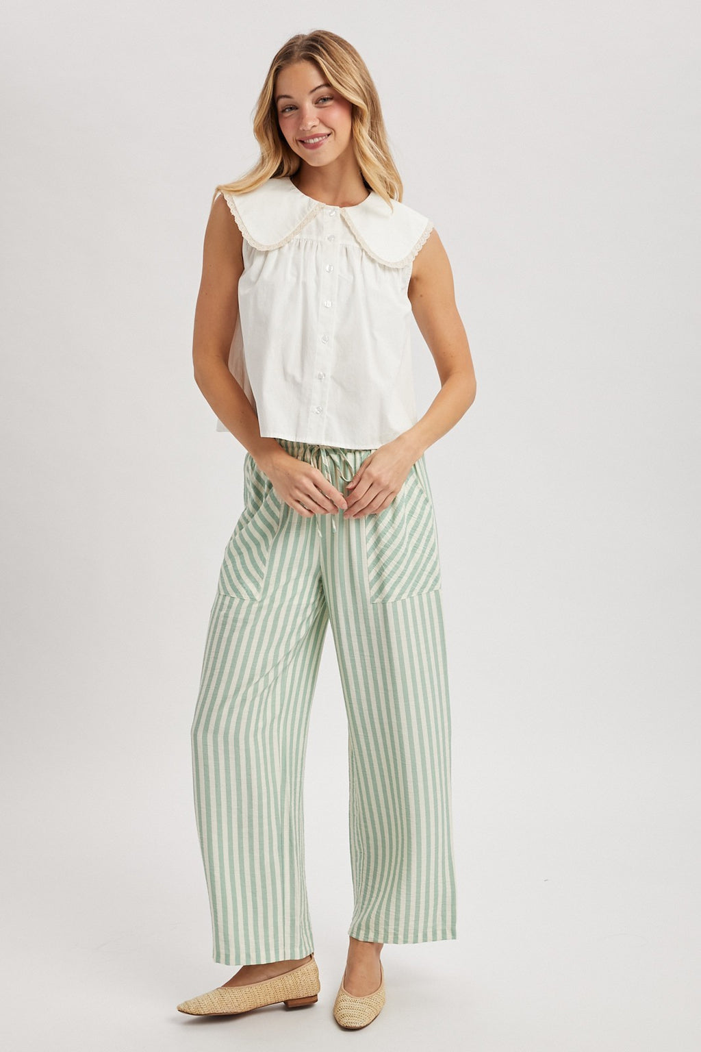 Peter Pan Collared Blouse