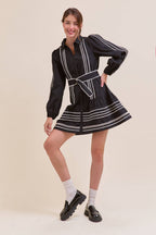 Belted Mini Dress
