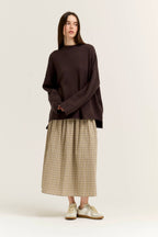 SLIDE SLIT LOOSE FIT SWEATER TOP