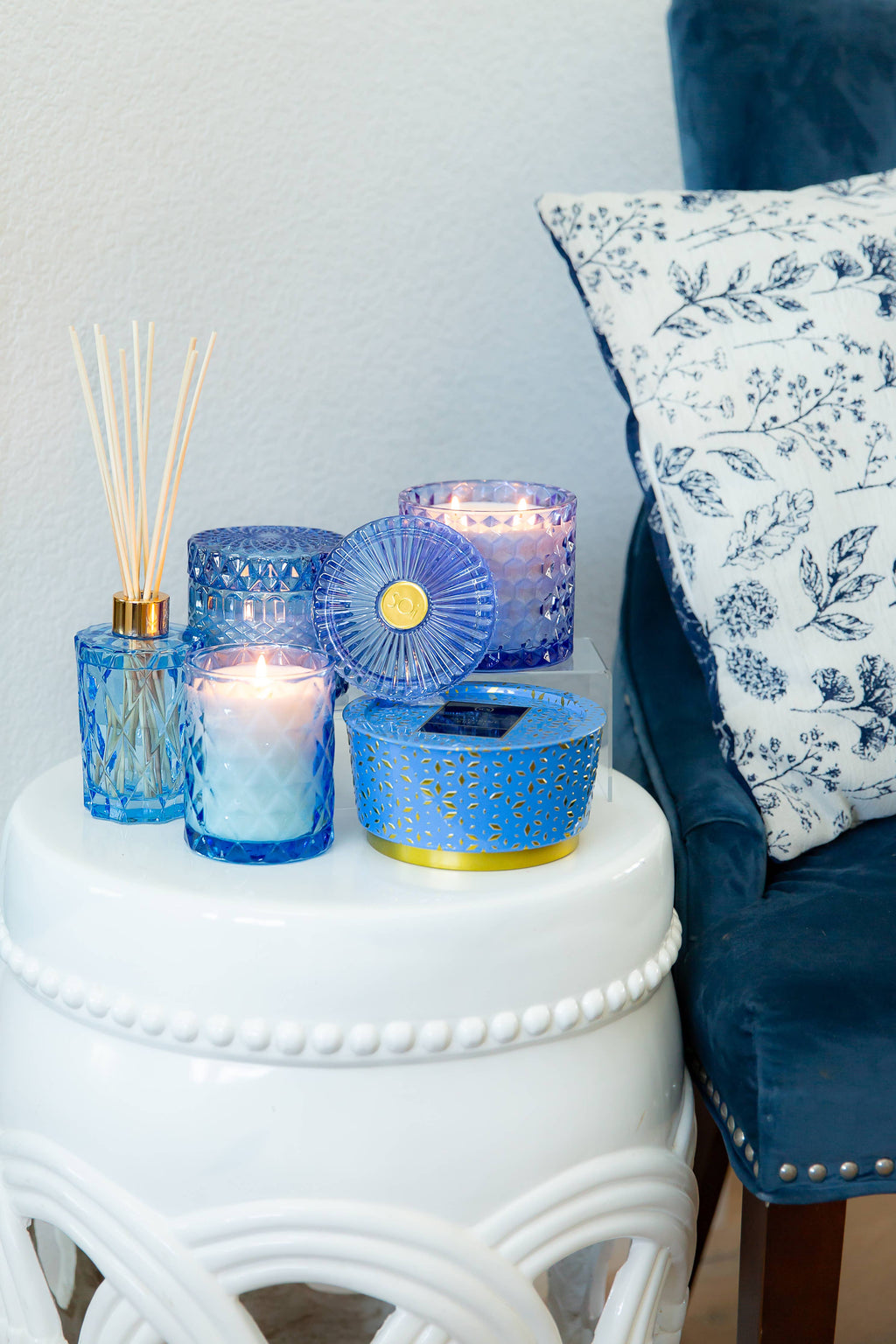 Santorini Breeze 15oz Shimmer Candle