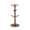 Mango Wood Mug Holder, Natural (Holds 6 Mugs)