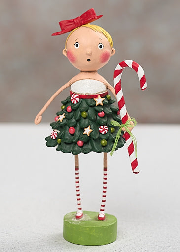 Sweet Noelle Christmas figurine by Lori Mitchell