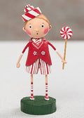 Peppermint Pete Christmas figurine by Lori Mitchell