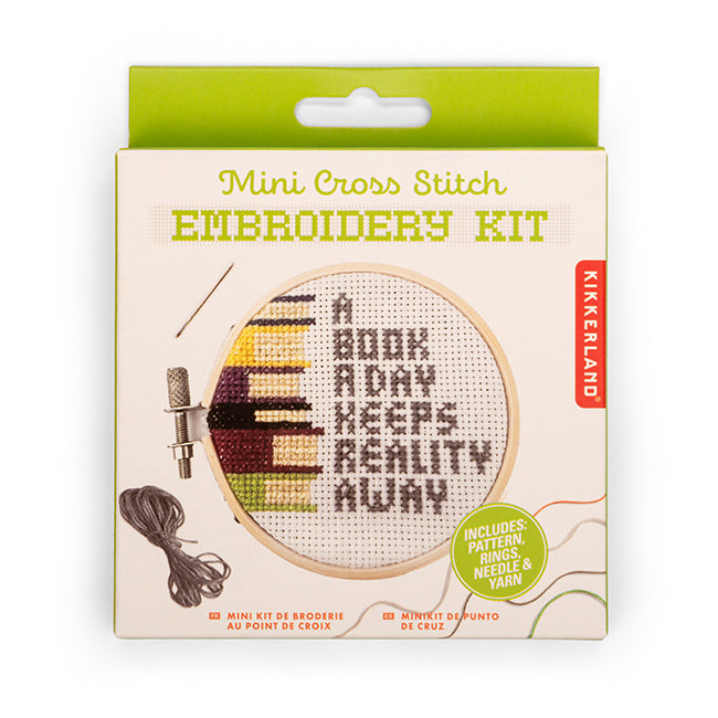 A Book a Day Mini Cross Stitch Embroidery - image 3