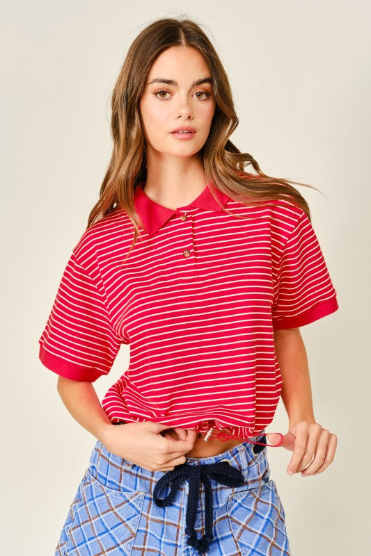 Stripe Polo Shirt