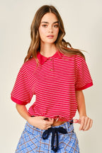 Stripe Polo Shirt