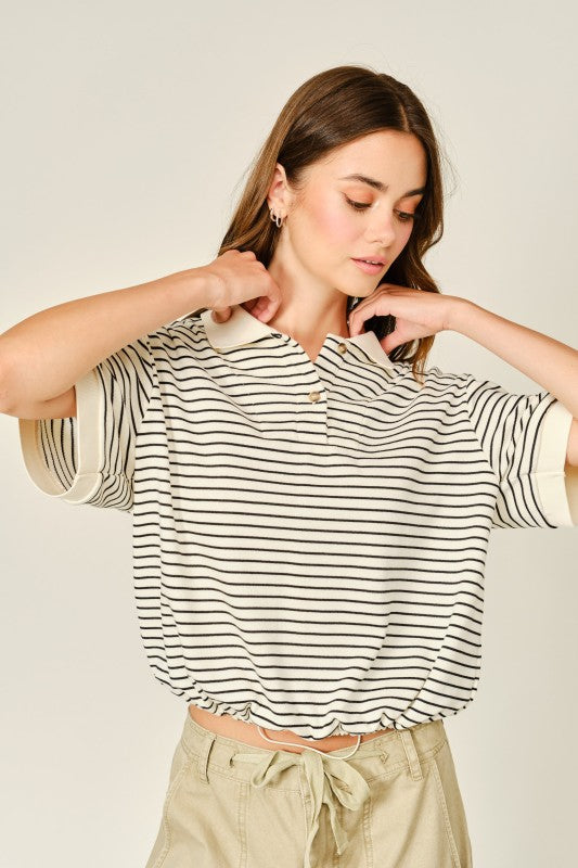 Stripe Polo Shirt