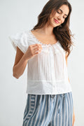 Pin-Tuck Blouse