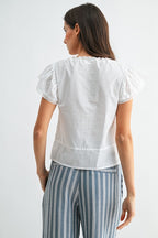 Pin-Tuck Blouse
