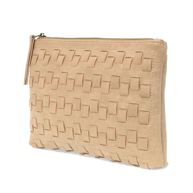 Quinn Woven Crossbody Clutch
