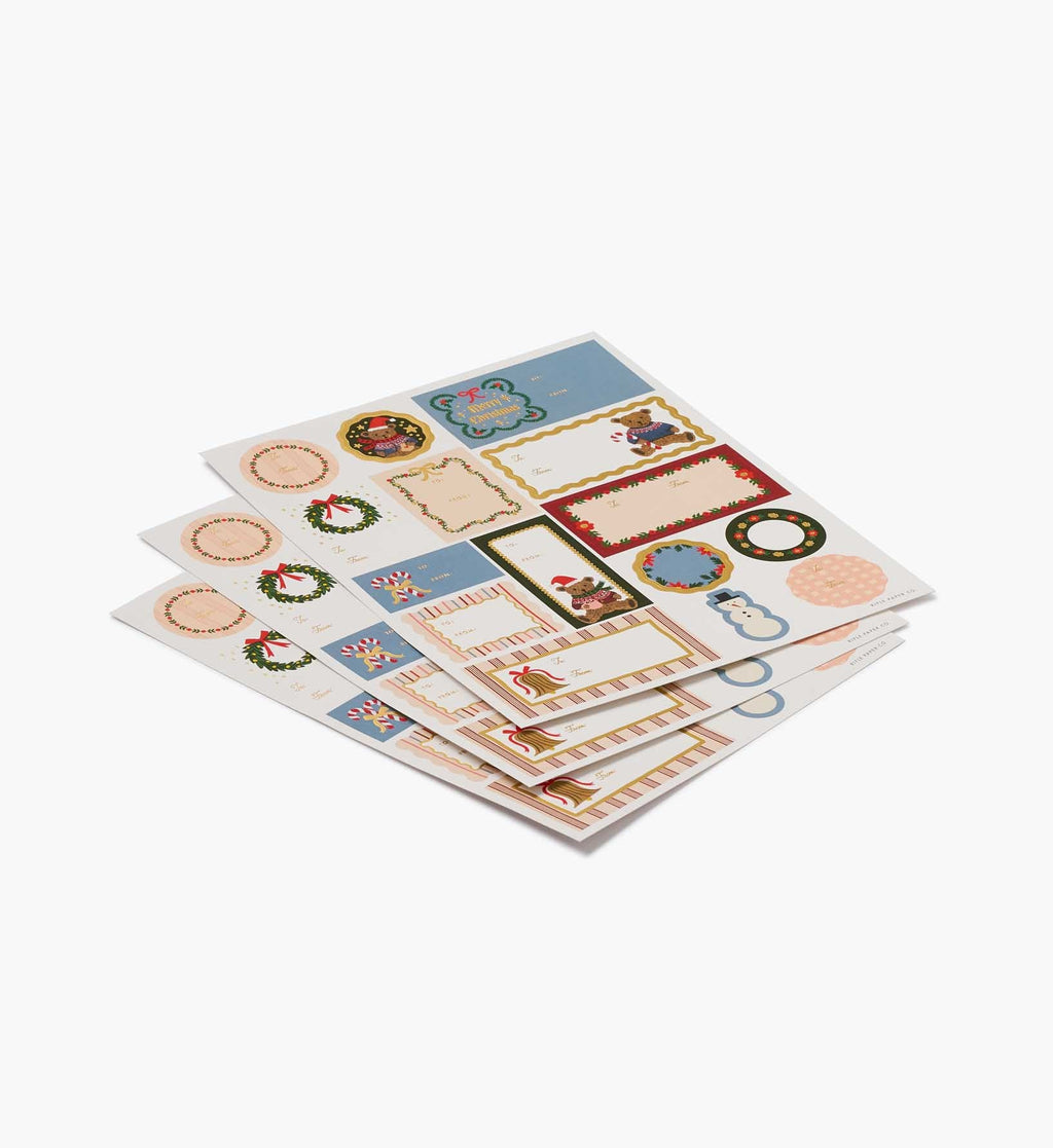Beary Christmas Stickers & Labels — Set of 3 Sheets — image 5