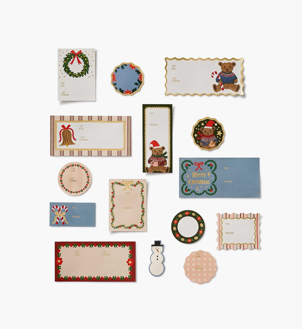 Beary Christmas Stickers & Labels — Set of 3 Sheets — image 3