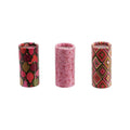 Safety Matches in Tube Matchbox with Holiday Pattern, 3 Styles ©
