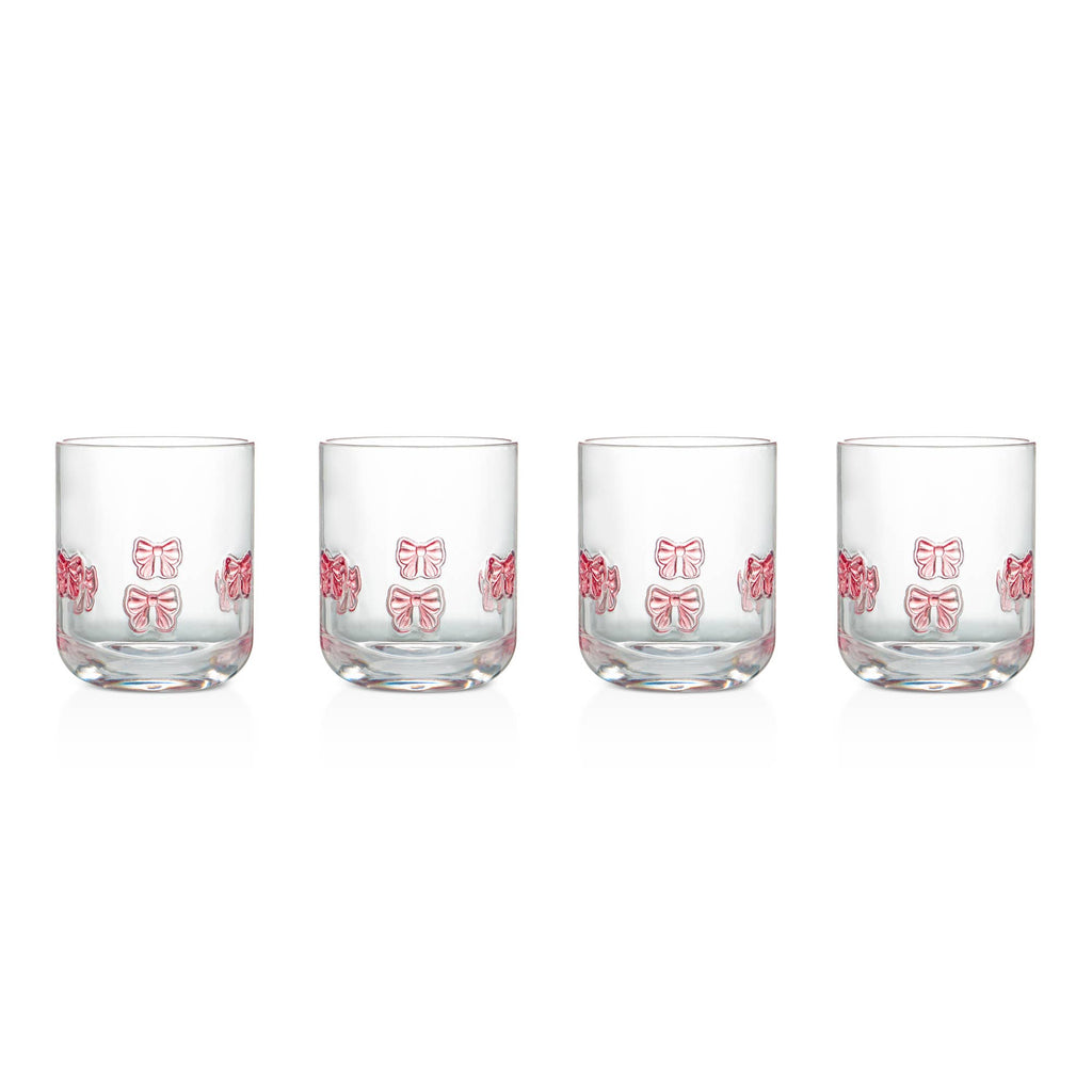 Pink Bows Embossed Tumbler - 13.5oz