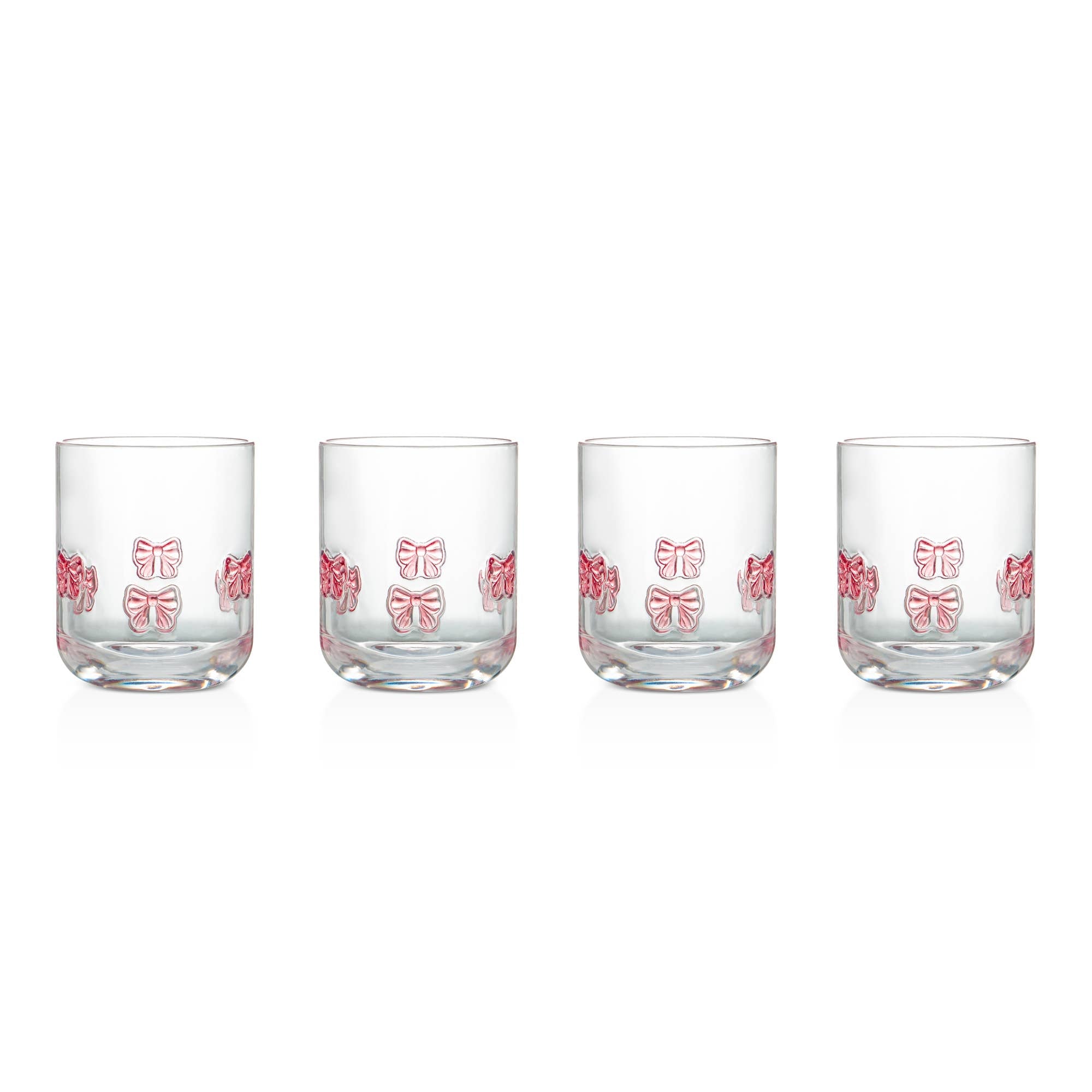 Pink Bows Embossed Tumbler - 13.5oz